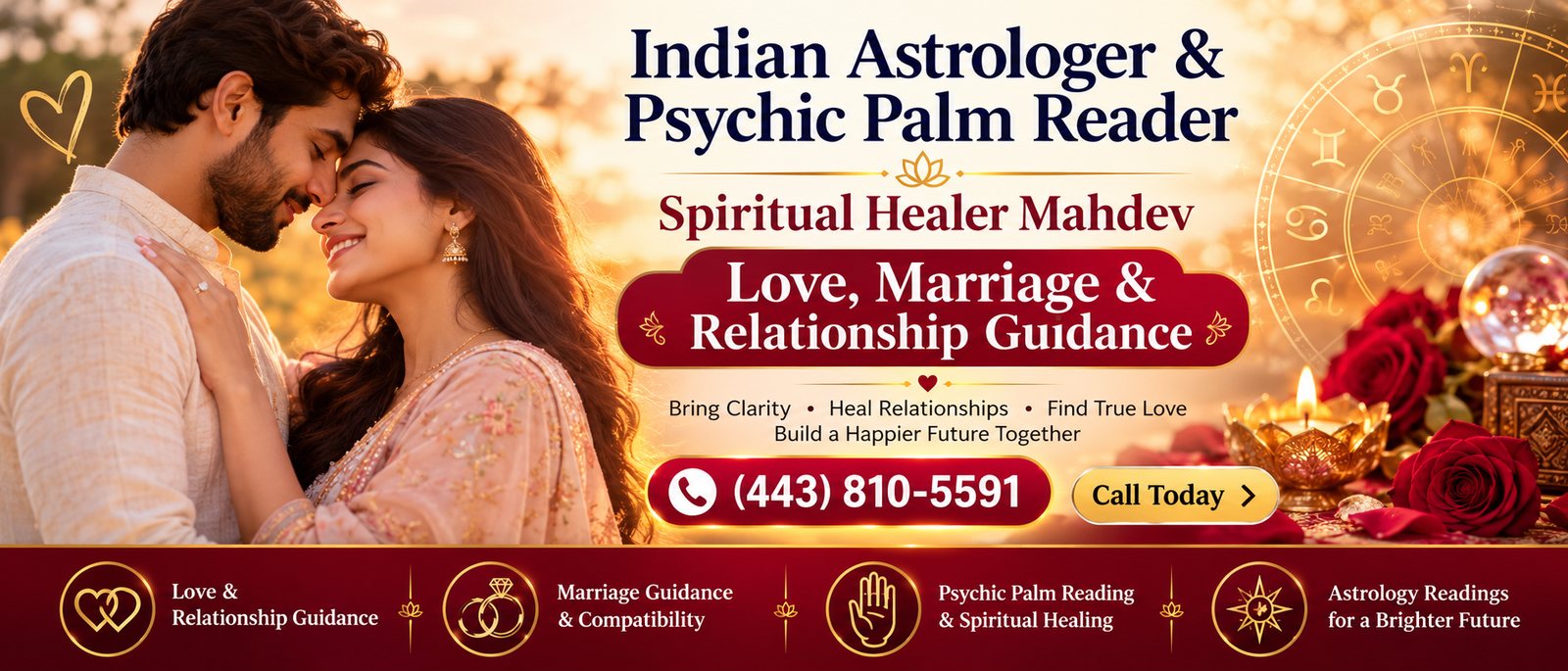 Love and relationship guidance banner