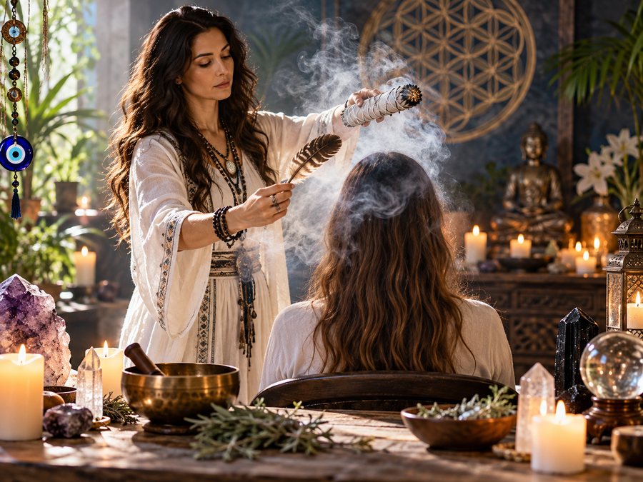 Negative energy cleansing ritual
